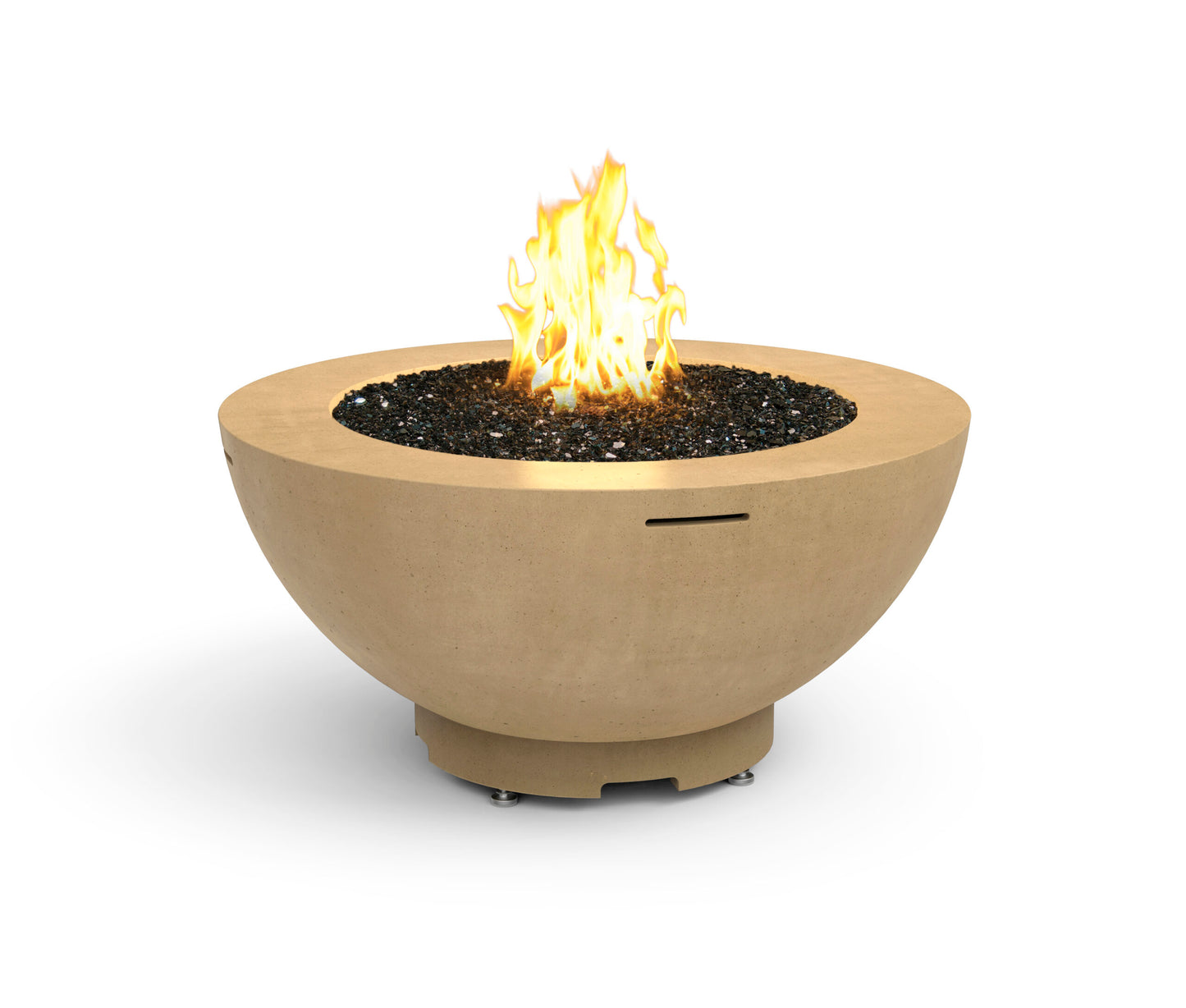 48" Premium Fire Bowl w/ FireStarter Ignition – Outdoor Concrete Fire Pit