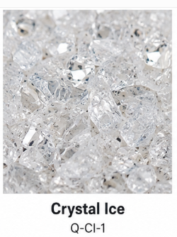 Crystal Ice Reflective Fire Glass – 1/4", 10 lb Bag