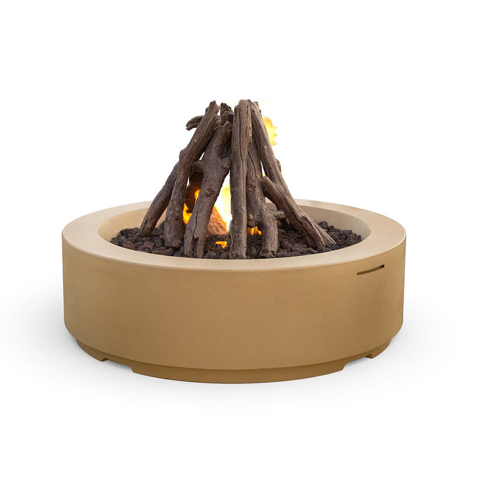 Louvre Round Fire Pit w/ FireStarter,