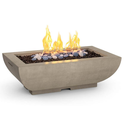Bordeaux Rectangle Fire Bowl w/ FireStarter Ignition