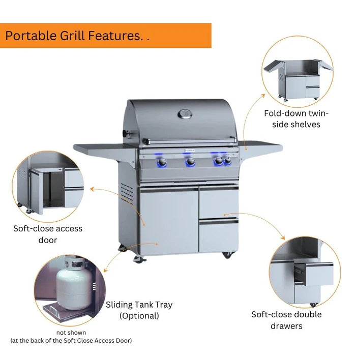 Fire Magic 34" Aurora A660i Portable Gas Grill