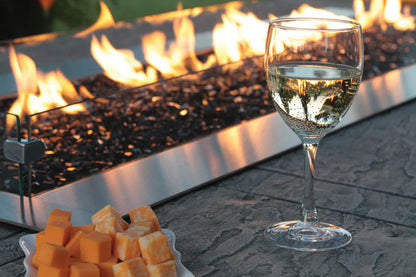 Empire Carol Rose 48-inch Liquid Propane Outdoor Linear Fire Pit Kit W/Manual Electronic Ignition - OL48TP10