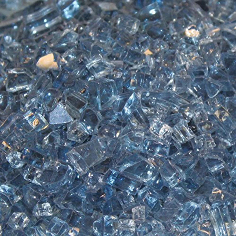 Empire Comfort Systems Crushed Decorative Glass - Blue Clear - DG1BUC ...