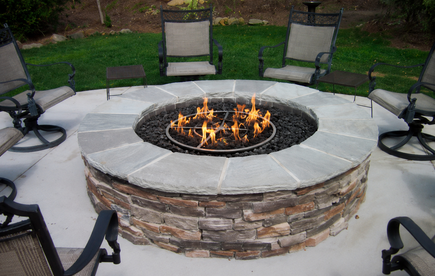 Black Lava Rock for Fire Pits – 1-Inch, 20 lb Bag